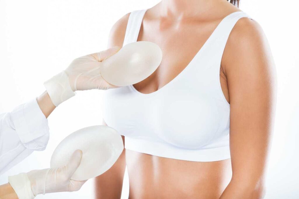 Silicon breast implant